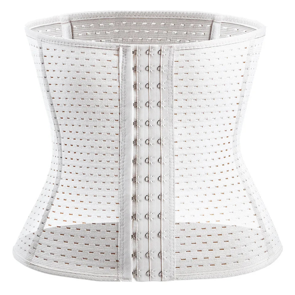 Colombian Mesh Waist Trainer Girdle for Women β Bustier Shapewear for Belly & Waist Control