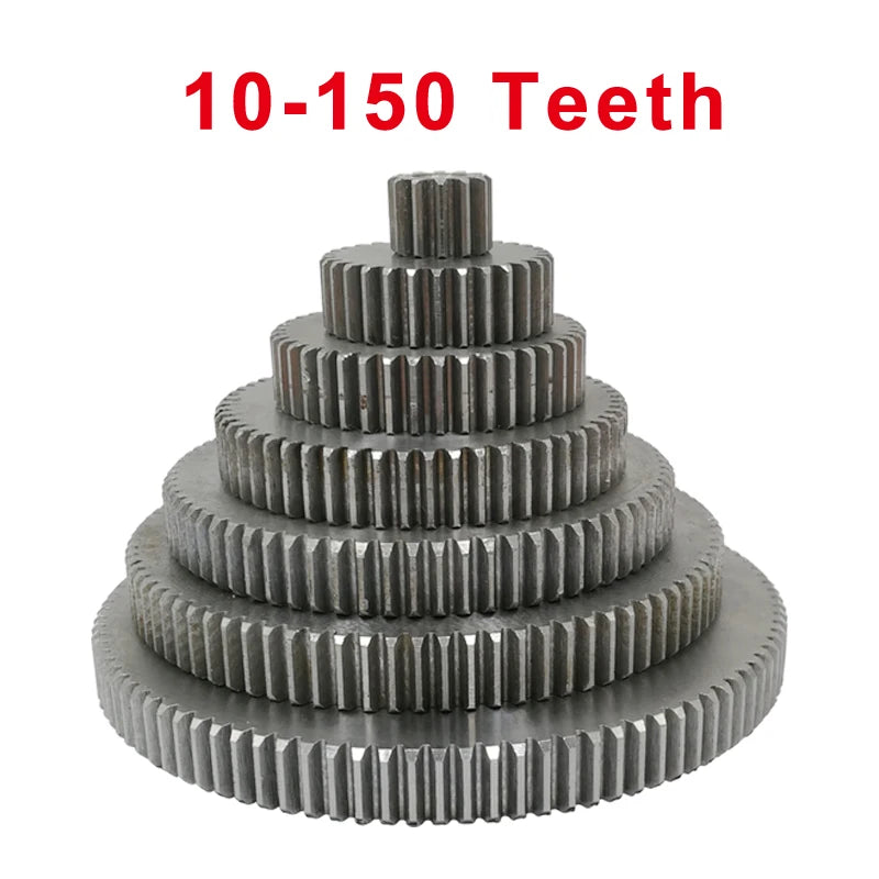 Steel Spur Gear - 1M 60β67T 8mm Bore Motor Gear Wheel for Mechanical Applications