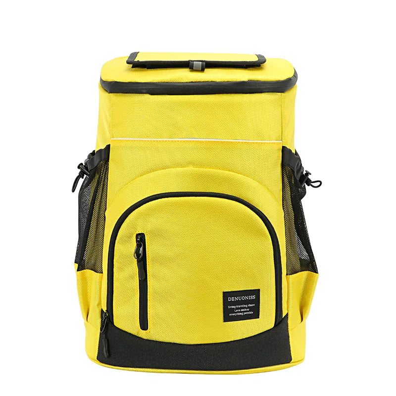 DENUONISS 33L Cooler Bag – Soft Insulated Backpack for 36 Cans, Leak-Proof Food & Beer Storage for Travel & Beach
