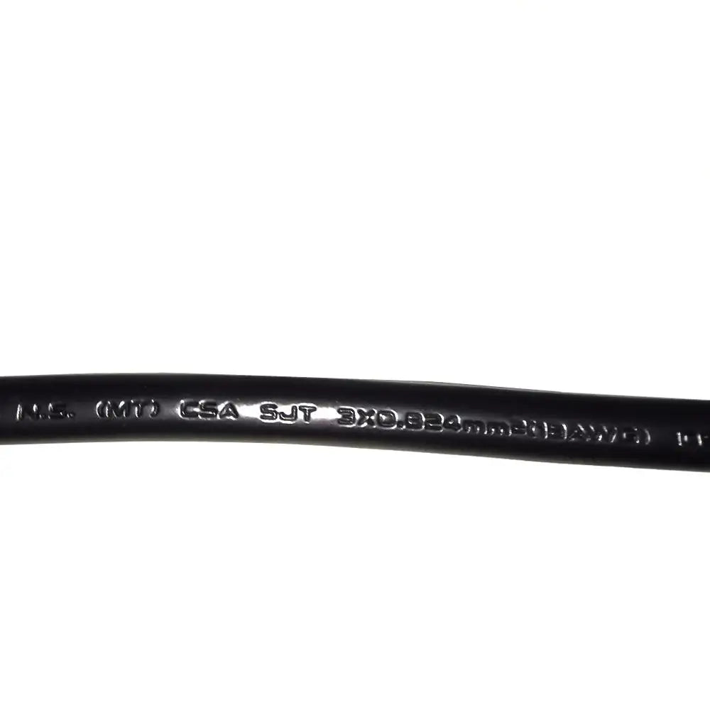 USA 3-Prong Extension Power Cord – NEMA 5-15P to 5-15R Plug Socket, 0.3m/0.5m/1m/2m Length Options