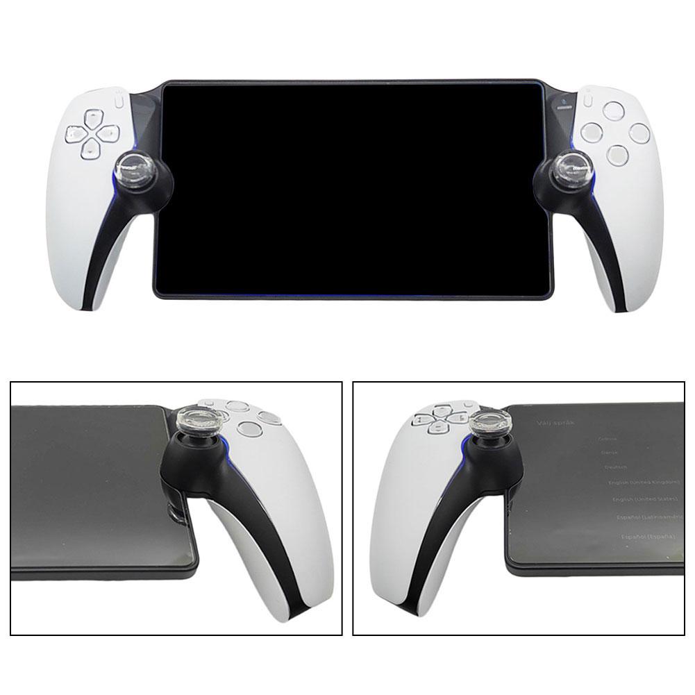 Rocker Cap for PlayStation Portal - Transparent Liquid Silicone Game Controller Cover & Thumb Grip for PS5