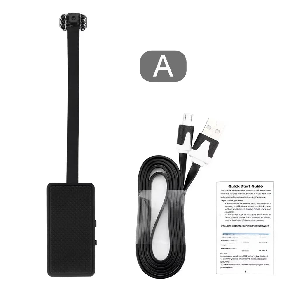 HD 1080P WiFi Mini Camera β Portable Wireless Micro Camcorder with P2P Remote Viewing & Loop Recording Web Camera