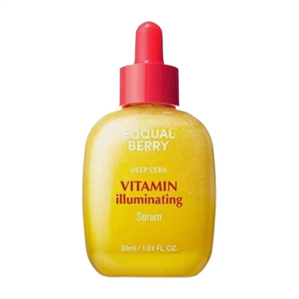 EQQUALBERRY Bakuchiol Plumping Serum 5000 PPM - Retinol Alternative Vitamin C Facial Serum