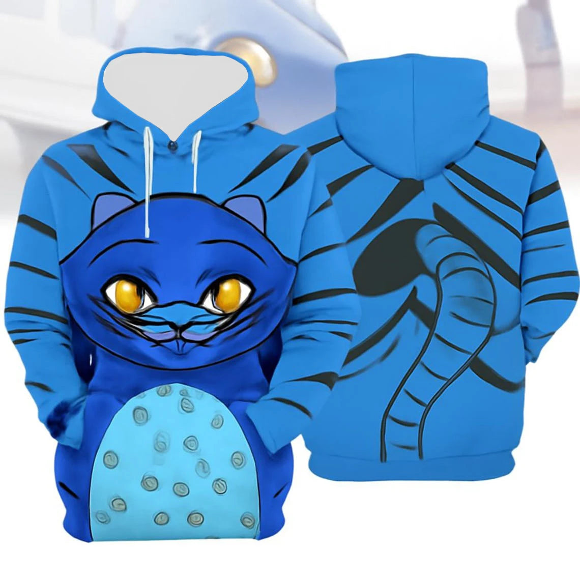 Women's Derpy Printed Hoodie – Autumn Winter KPop Demon Hunters Cozy Pullover for Daily Wear & Street Style