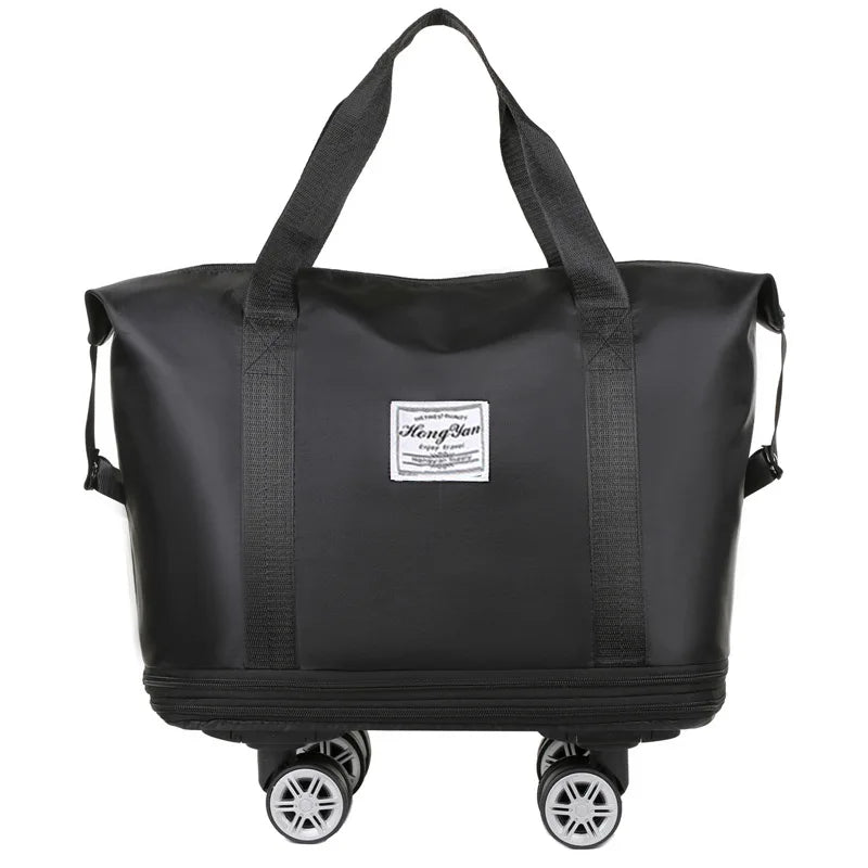 Expandable Universal Wheel Travel Bag β Large Capacity Lightweight Luggage with Dry & Wet Separation Storage for Travel & Fitness