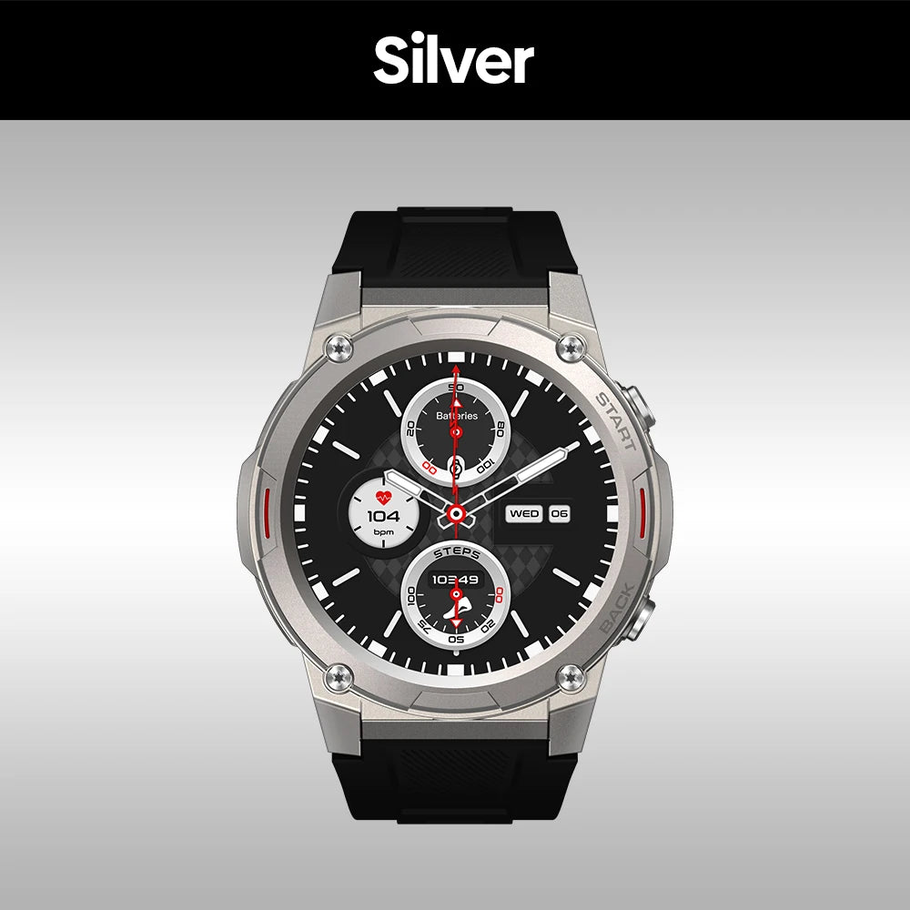 Zeblaze VIBE 7 PRO Smartwatch — 1.43" AMOLED Display, Call Function & Health Management Sports Watch for Men