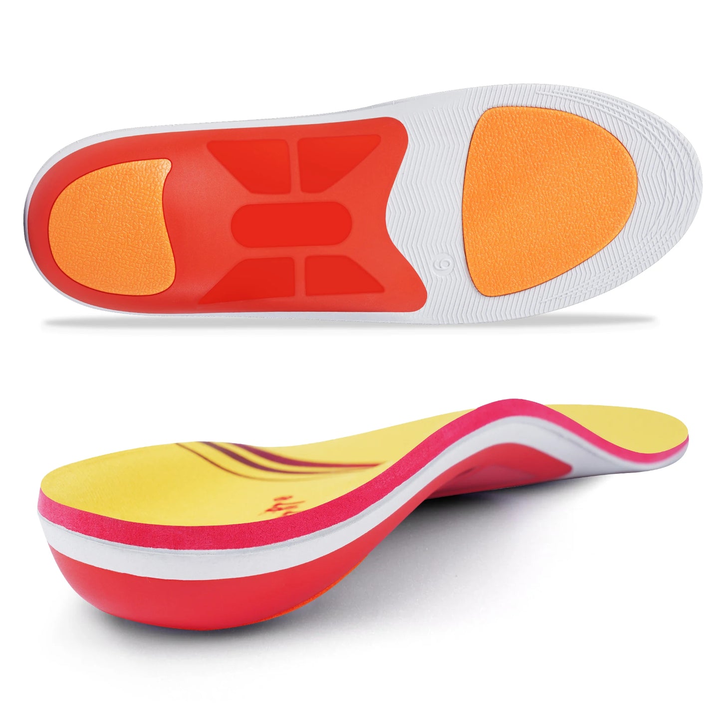 Plantar Fasciitis Insoles - Orthopedic Arch Support & Heel Pain Relief Inserts
