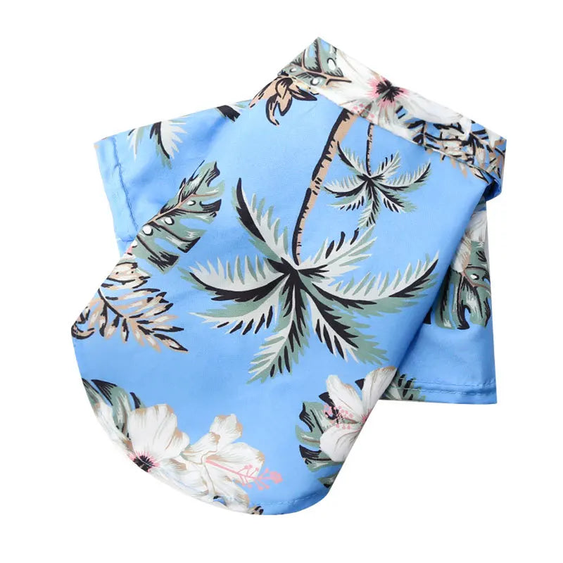 Hawaiian Style Dog Shirt - Summer Beach Pet Clothing for Small & Medium Dogs and Cats