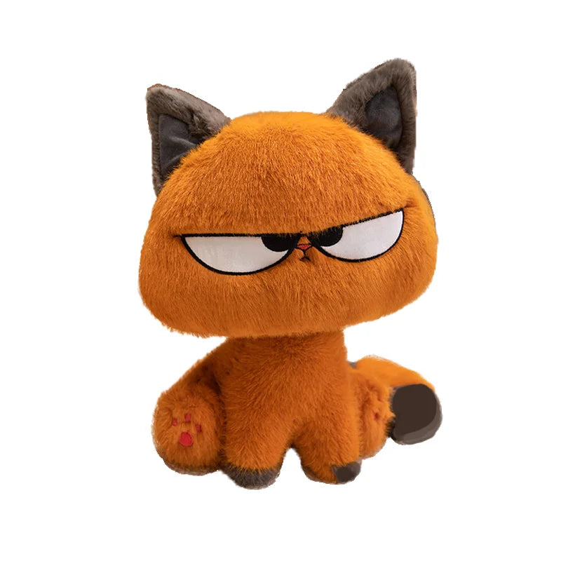25CM Cute Orange Cat Plushie β Soft Kawaii Stuffed Animal Toy for Kids, Birthday & Halloween Gift