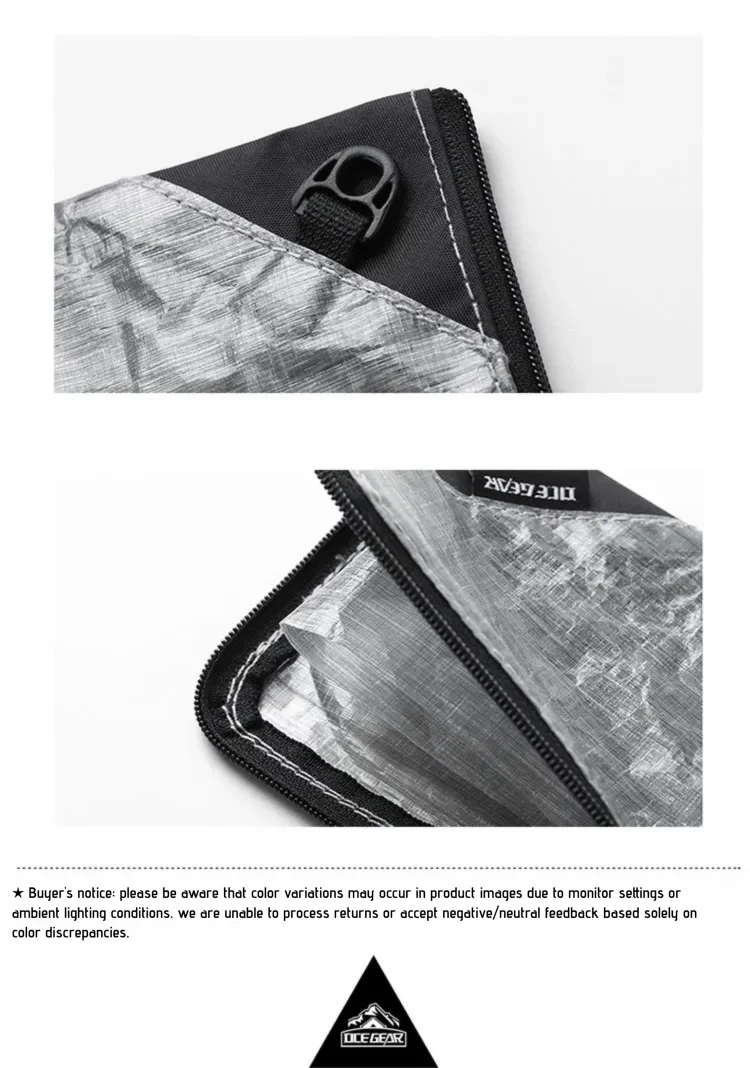 OCE GEAR Lightweight Waterproof Wallet — Ultra-Light Durable Coin Purse & Card Holder, Small Zipper Pouch for Outdoor, Camping & Travel