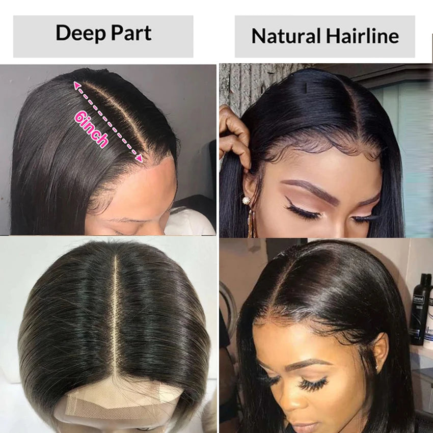 2x6 Human Hair Lace Closure 12-26 inch Body Wave – Transparent Kim Lace Closure for Women Hair Extensions