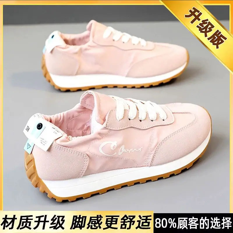 Breathable Ballet Flat Shoes - Women’s Lightweight Rubber Sole Round Toe Casual Flats