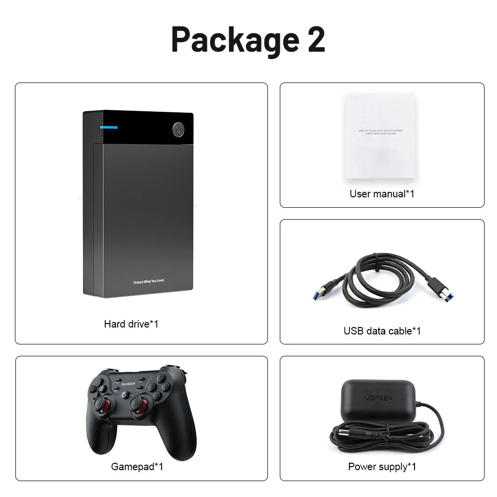 12TB Gaming HDD with 86,000+ Retro Games for PS3/PS2/PS/Wii/WiiU - Hyperspin, Launchbox, Retrobat, Playnite Support