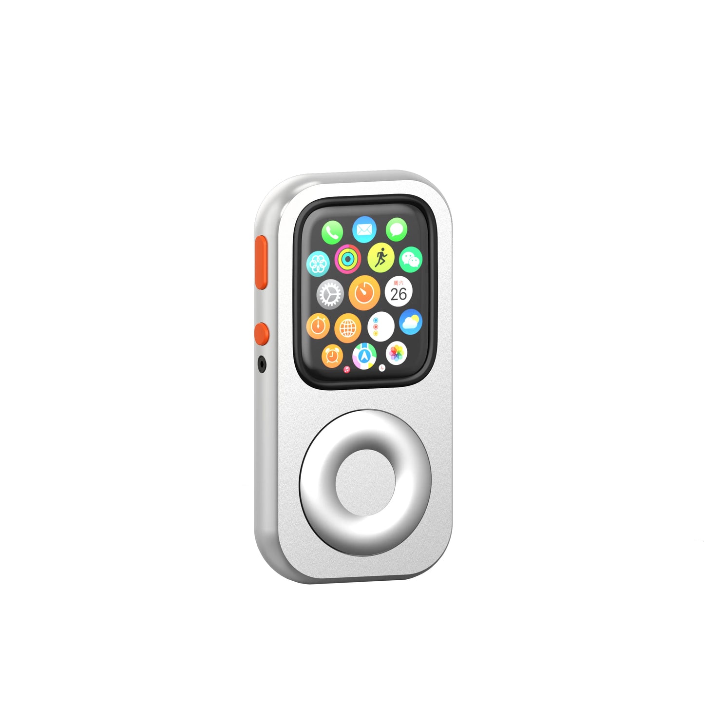 RePod Aluminum Alloy Apple Watch Case - Protective Click Wheel Design for Series 7, 8 & 9