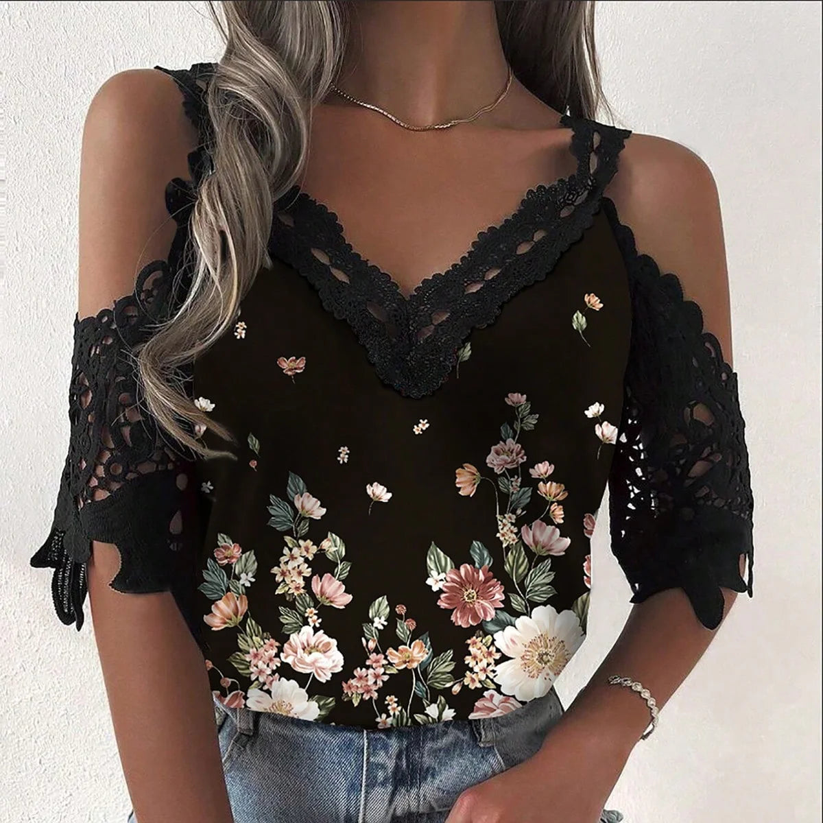 Women’s Elegant Loose Fit Long Sleeve Blouse – Casual Fashion Holiday Weekend Shirt Top for Everyday Wear