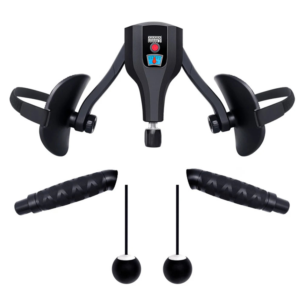 Pelvic Floor Muscle Trainer with Counter — Ergonomic 360° Rotating Thigh Exerciser, Non-Slip Pelvic Floor Exerciser for Women