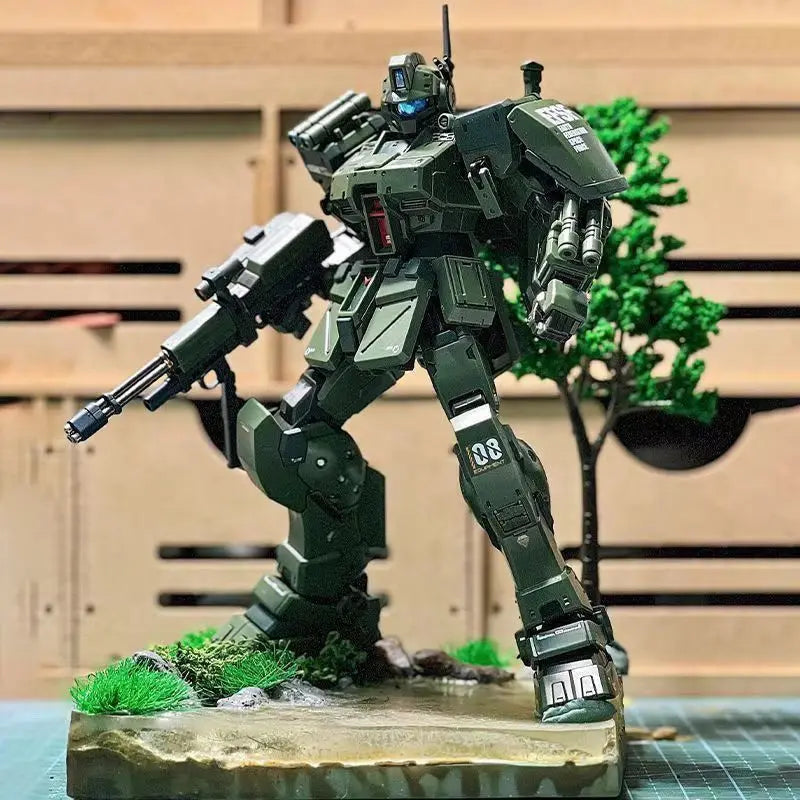 XFS HG RGM-79S GM Spartan 1/144 Scale Model Kit – Assembly Action Figure, Decorative Plastic Hobby Toy for Collection & Gift