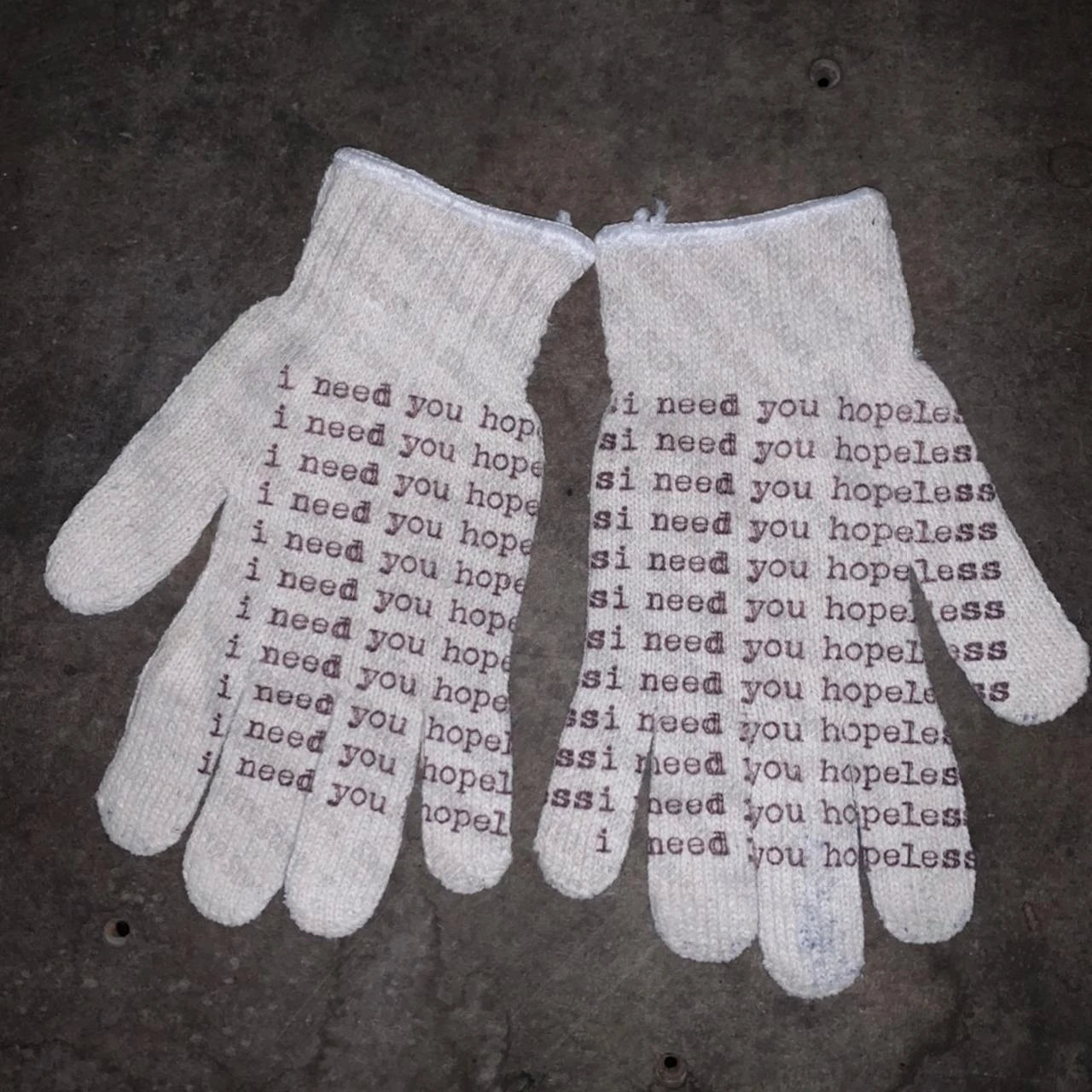 Gothic Y2K Winter Gloves - Men's Vintage Punk Anime Print Kawaii Fashion Accessories