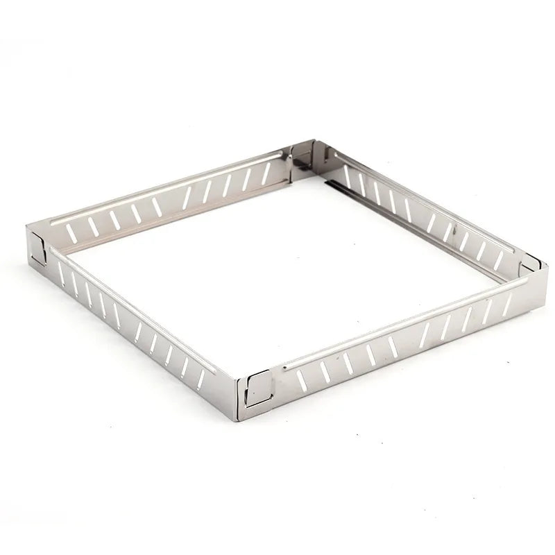 Foldable Stainless Steel Gas Stove Windshield - Portable Outdoor Burner Wind Screen for Camping & Hiking