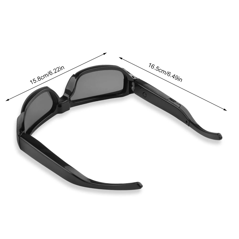 1080P HD Mini Glasses Camera - Wearable Video Recorder for Outdoor Sports & Hands-Free Recording