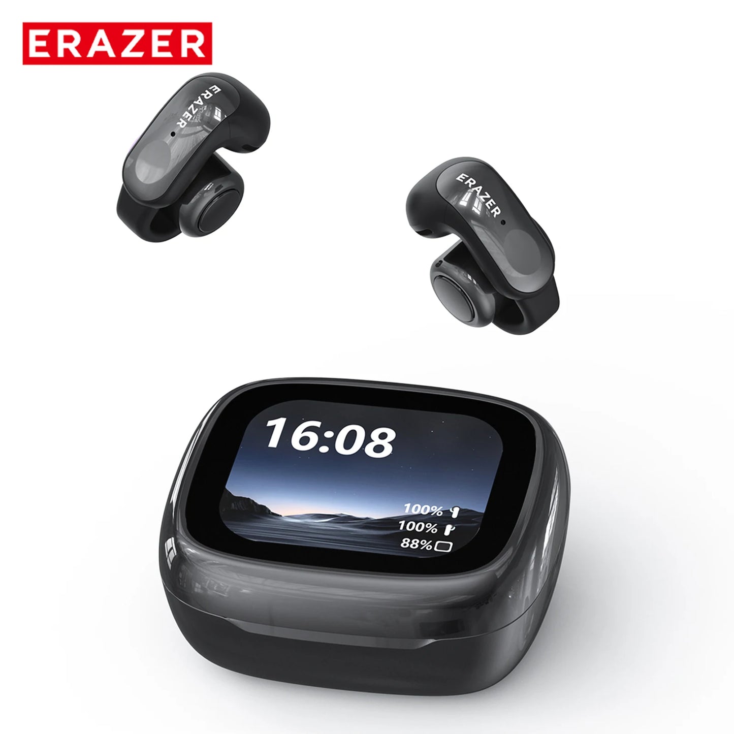 ERAZER XF28 Bluetooth V6.0 Translator Earbuds — True Wireless Open-Ear Earphones for Travel, Office & ASMR with Translation App