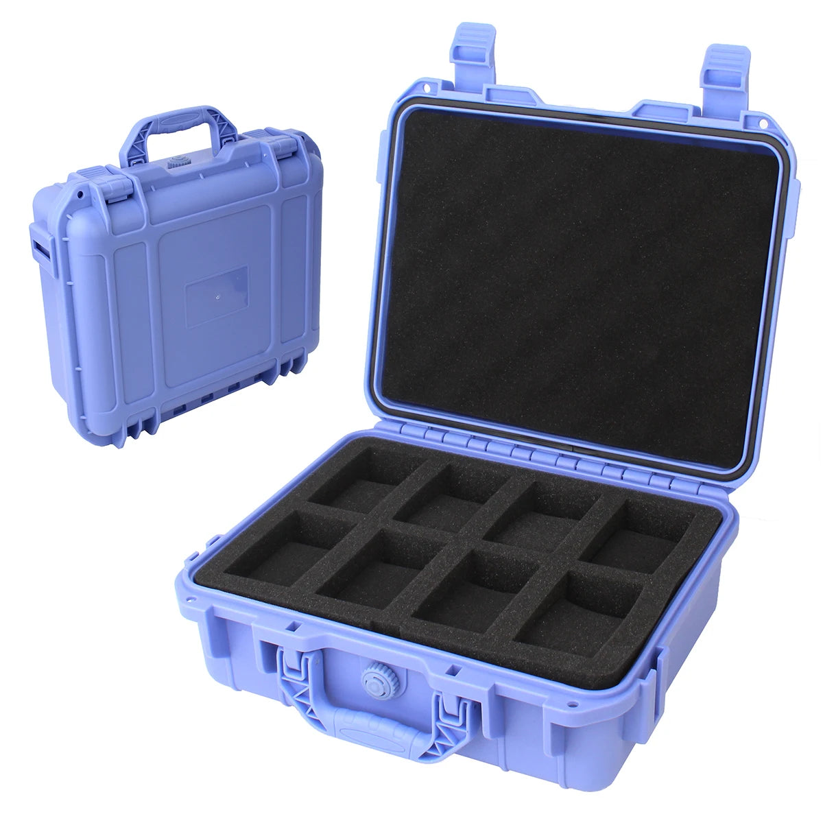8-Grid High-End Watch Case Collection Box - Antique Protection Safety Box with Colorful Sponge, Thickened Moisture-Proof Design