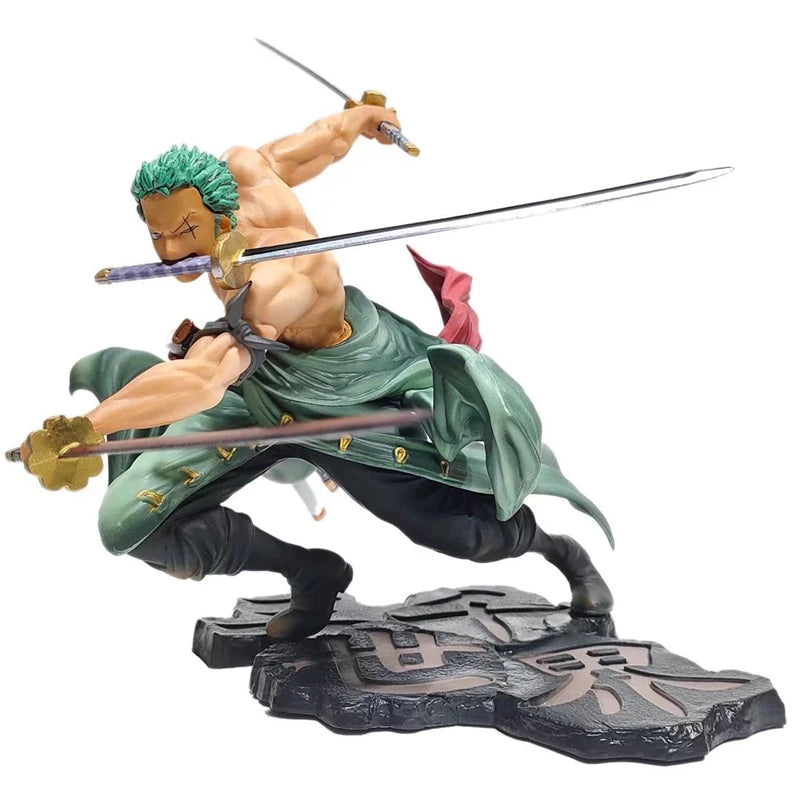 One Piece Roronoa Zoro 10CM PVC Action Figure - Anime Collectible Display Model & Gift