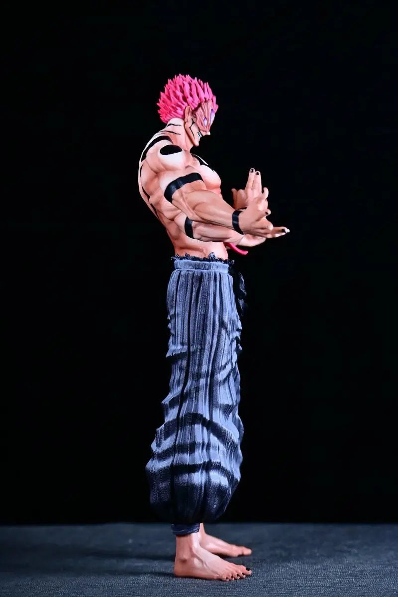 Jujutsu Kaisen Sukuna Anime Figure - 31cm Ryomen Sukuna Collectible Statue Desktop Ornament Gift
