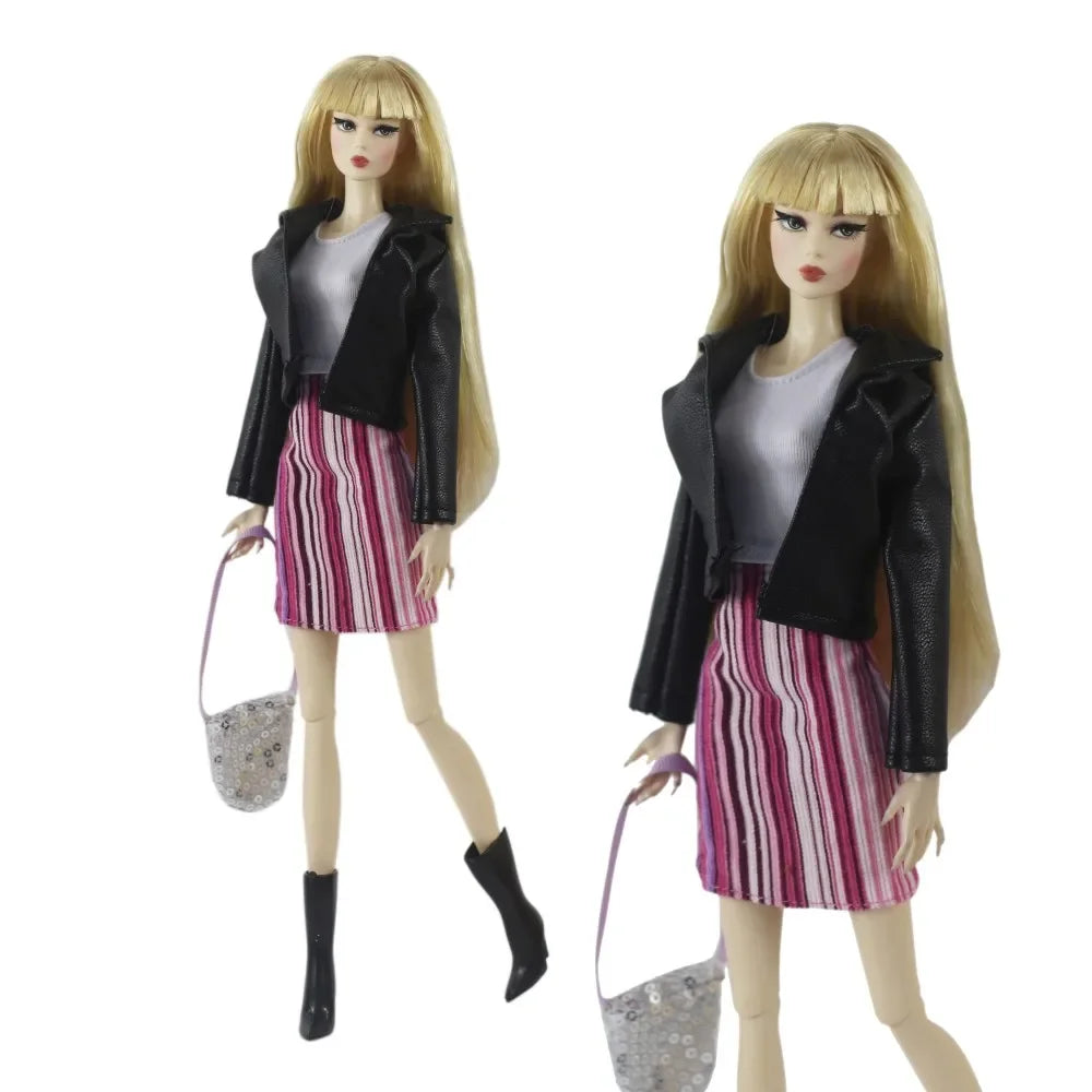 Handmade BABI Doll Clothes β Overcoat Outfit for 11.5-inch (30cm) BJD Dolls, Multiple Styles Gift Set