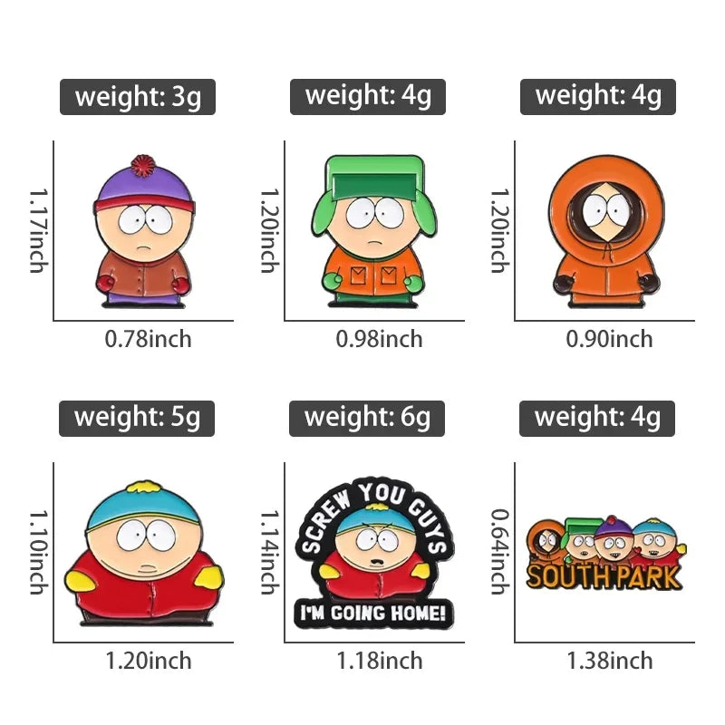 Cute Cartoon Enamel Pins - Custom Metal Character Brooches and Backpack Lapel Badges for Kids and Friends’ Gifts