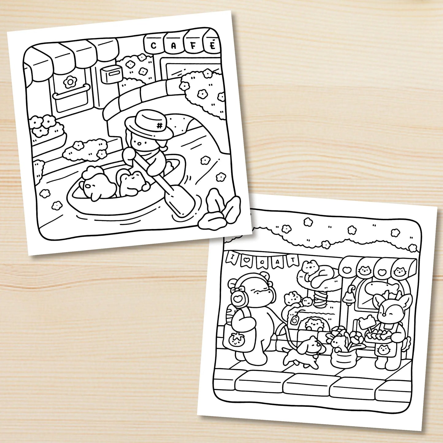 CALM DAYS Adult Coloring Book - Bold Easy Patterns & Cute Drawing Activities for Relaxation and Creative Fun