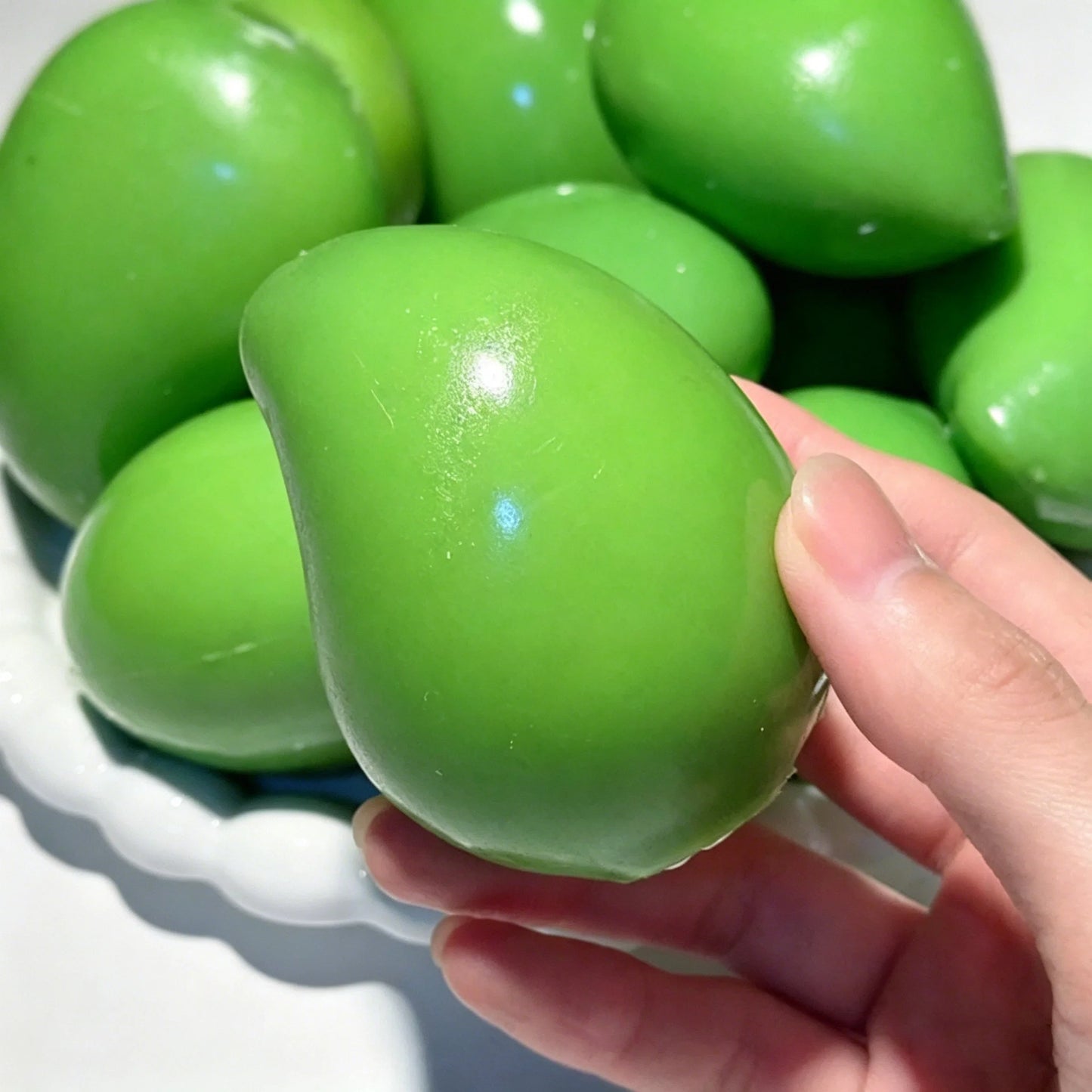Crispy Mango Stress Ball - Color-Changing Squishy Fidget & ASMR Sensory Toy