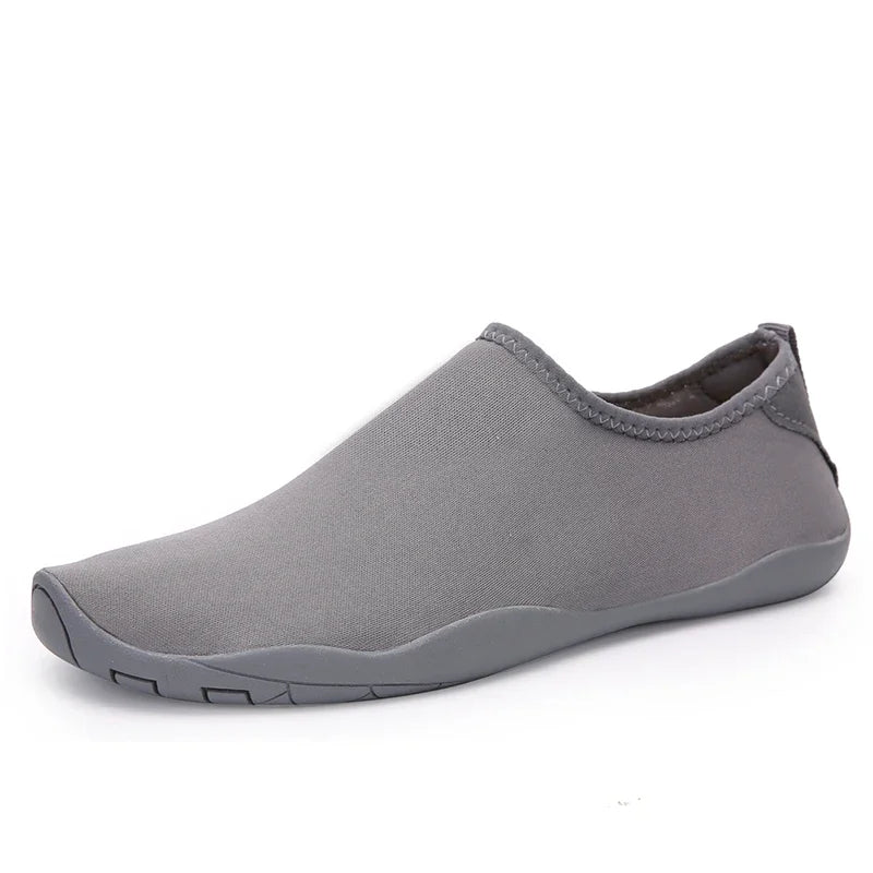 Solid Color Unisex Quick-Drying Aqua Sneakers - Children’s Swimming & Beach Water Shoes, Barefoot Shoes for Women