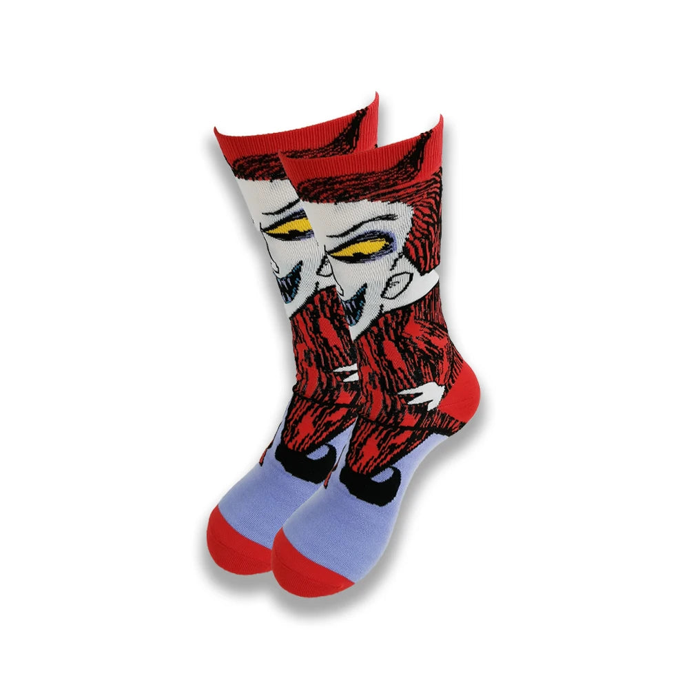 Cartoon Animation Fashion Socks for Men & Women β Autumn Winter Street Style Trendy Casual Combed Cotton Socks