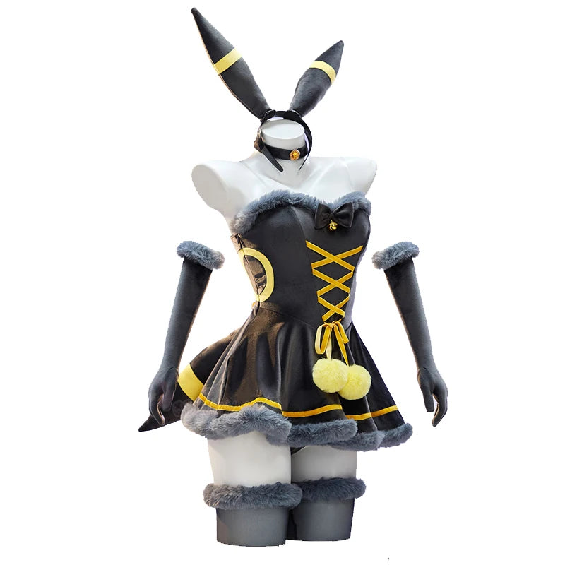 Anime Vaporeon Umbreon Sylveon Cosplay Costume - Sexy Cloak Dress Outfit for Women, Halloween & Christmas