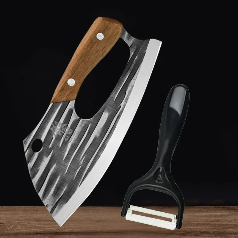 Effort-Saving Kitchen Chef Knife – Handmade Stainless Steel Boning, Vegetable & Chopper Knife for Household Use