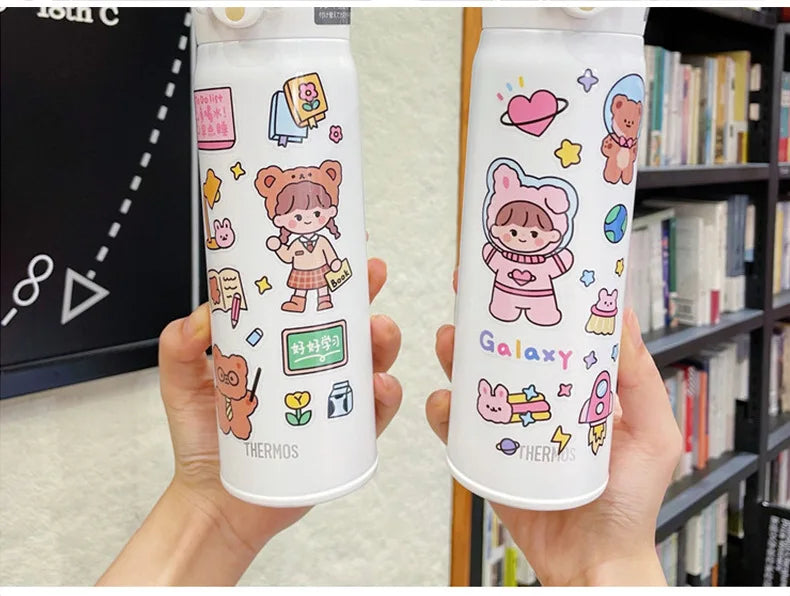100PCS Kawaii Chiikawa Cartoon Stickers - Cute Graffiti Decals for Desks, Laptops, Scrapbooks, Luggage, and Stationery
