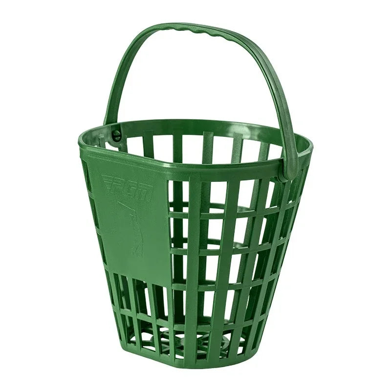 PGM Portable Golf Ball Basket – Eco-Friendly PP Storage Holder, Holds 50 Balls, Lightweight Practice & Training Equipment QK007