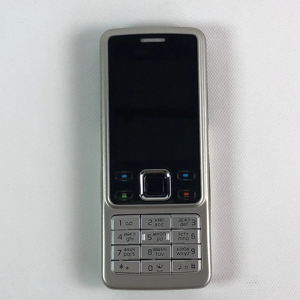 Original Nokia 6300 GSM 2G Mobile Phone – Bluetooth, Multi-Language Keyboard (Russian, Arabic, Hebrew, English), 2007 Used Cellphone