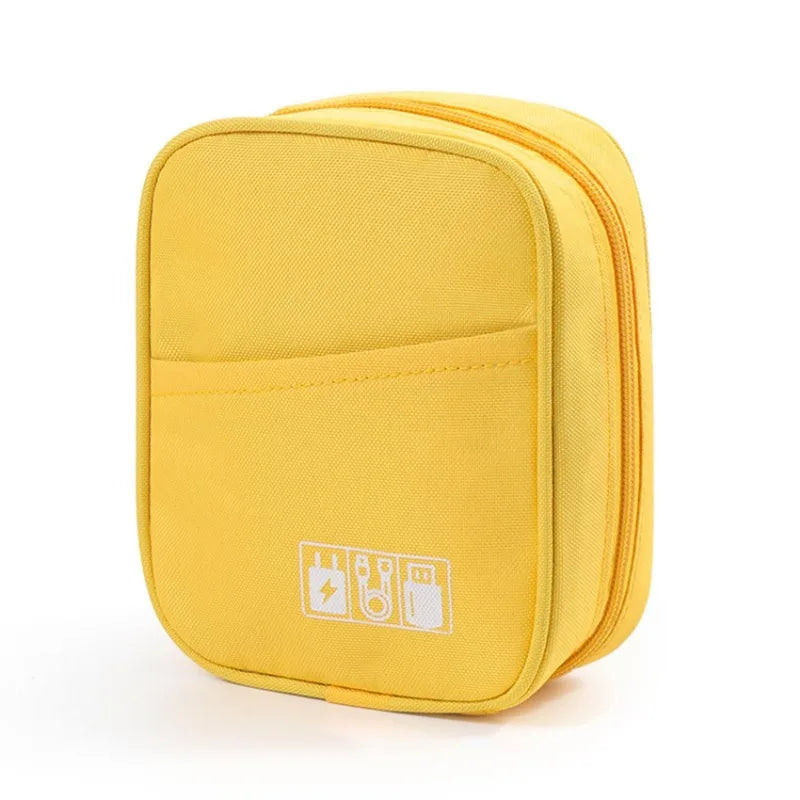 Travel Electronics Organizer Bag – Portable Cable & Wire Storage Case, All-in-One Accessories Carrying Pouch for Travel Use