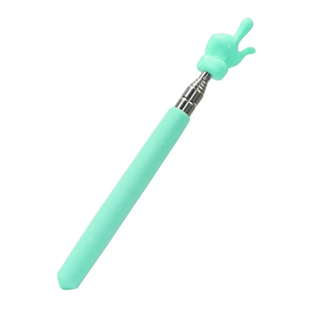 Stainless Steel Telescopic Teaching Pointer β Finger-Design Reading & Presentation Stick for School & Office Supplies
