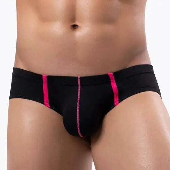 Men’s Ice Silk Low Waist Underwear – Breathable Mesh Boxer & Briefs, Lightweight Swim Bikini Trunks for Comfort Fit