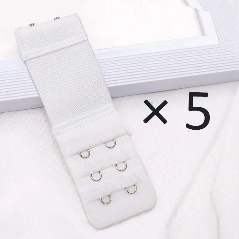 5PCS Women’s Bra Extender Set – Elastic Adjustable Strap, Hook Clip Expander for Bra & Intimates Accessories