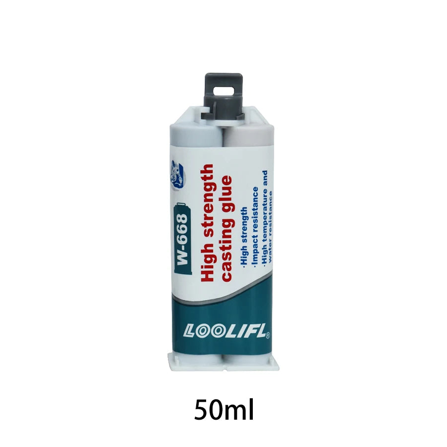 Epoxy Resin AB Glue - Waterproof Fast-Bonding Adhesive for Wood, Plastic, Metal, and DIY Repairs