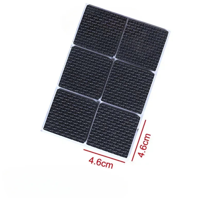 Non-Slip Self-Adhesive Furniture Pads – EVA Round & Square Table, Chair, Sofa Leg Floor Protectors Mat