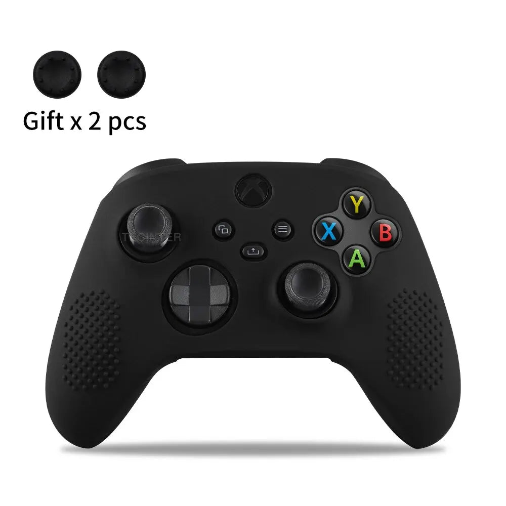 Silicone Protective Case for Xbox Series X/S Controller — Thumbstick Grips & Joystick Cover Gamepad Accessories