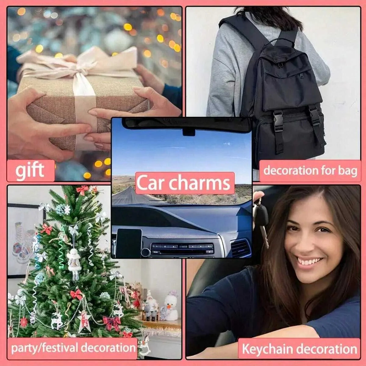 Cute Cat Pendant - Stylish Car, Bag & Backpack Decoration Charm