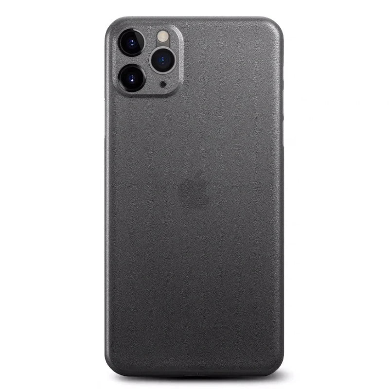 Ultra-Thin 0.3mm iPhone Case - Transparent Matte PP Full Cover for iPhone SE 2020, 6/6S Plus, 7, 8, X, XR, XS Max & 11 Pro