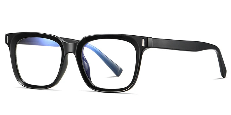 Kachawoo TR90 Anti-Blue Light Glasses – Unisex Square Frame, Transparent Grey, Korean Style Eyewear