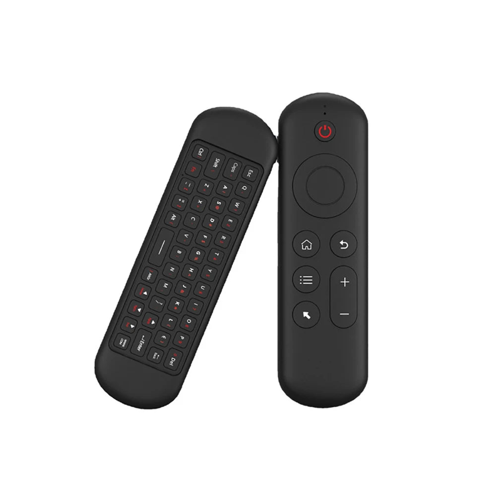 Wireless Air Voice Mouse 2-in-1 – 2.4G Bluetooth Mini Keyboard with Rechargeable Remote, IR Learning for Smart TV & Android TV Box